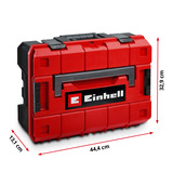 EINHELL E-Case Werkzeugkoffer Mechanik, 201-teilig, Werkzeug-Set schwarz/rot