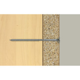 fischer Spanplattenschraube ClassicFast II 3,5x35 Senkkopf TX 1000 Stück, mit Teilgewinde, verzinkt
