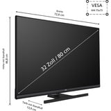 JVC LT-32VF5355W, LED-Fernseher 80 cm (32 Zoll), weiß, FullHD, Triple Tuner, Smart TV, TiVo Betriebssystem