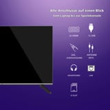 JVC LT-43VF7555, LED-Fernseher 108 cm (43 Zoll), schwarz, FullHD, Triple Tuner, TiVo