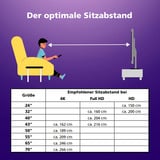 JVC LT-43VF7555, LED-Fernseher 108 cm (43 Zoll), schwarz, FullHD, Triple Tuner, TiVo