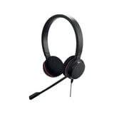 Jabra Evolve 20, Headset schwarz, Microsoft Teams-Version, USB-C und USB-A, Stereo