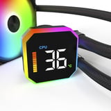 Montech HyperFlow Digital 360, Wasserkühlung schwarz