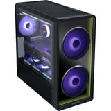 Lian Li LANCOOL 217 Infinity , Tower-Gehäuse schwarz, Frontplatte aus Tempered Glass