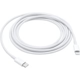 Apple USB Adapterkabel, USB-C Stecker > Lightning Stecker weiß, 2 Meter, PD, Laden mit bis zu 100 Watt