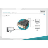 Digitus Adapter DVI-I > HDMI schwarz, Full HD 1.080p