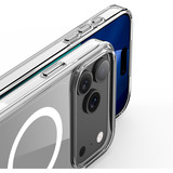 Nevox StyleShell SHOCKFlex, Handyhülle transparent, iPhone 17 Pro Max /iPhone 18 Pro Max , kompatibel mit MagSafe