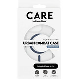 PanzerGlass Urban Combat Case, Handyhülle transparent/blau, iPhone 16 Pro, MagSafe