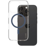 PanzerGlass Urban Combat Case, Handyhülle transparent/blau, iPhone 16 Pro, MagSafe