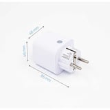 Shelly Plug M Gen3, Schaltsteckdose weiß, 4er Pack