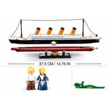 Sluban ModelBricks Titanic, Konstruktionsspielzeug Maßstab 1:700, inkl. 2 Figuren