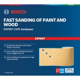 Bosch Professional Expert C470 Schleifblatt, 115mm, K400 50 Meter Rolle, für Schwingschleifer, zum Handschleifen