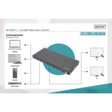 Digitus 4K HDMI Switch, 4x2 grau, 4K/60Hz