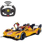 Jamara Deluxe Car Series - Ferrari 499P-N83, RC gelb, Maßstab 1:14, 2,4 GHz
