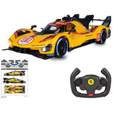 Jamara Deluxe Car Series - Ferrari 499P-N83, RC gelb, Maßstab 1:14, 2,4 GHz