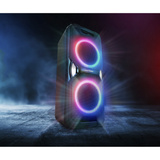 Medion Life PE-1 Pure Partylautsprecher schwarz, Bluetooth, UKW Radio, Lichteffekte, Karaoke
