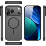 Nevox StyleShell INVISIO, Handyhülle schwarz, iPhone 17 Pro Max / iPhone 18 Pro Max, kompatibel mit MagSafe