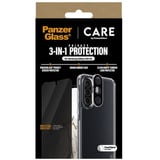 PanzerGlass Flagship 3-in-1 Privacy Set transparent/weiß, Samsung Galaxy A36 5G, QI-kompatibel, EasyAligner