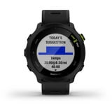 Garmin Forerunner 55, Smartwatch schwarz, 42 mm, Silikon-Armband
