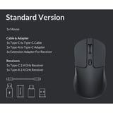 Keychron M3 Wireless, Gaming-Maus schwarz