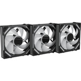 Alpenföhn WingBoost 4, Gehäuselüfter schwarz, 3er-Pack, 120 mm