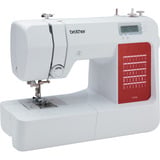 Brother Computernähmaschine CS10s weiß/weinrot