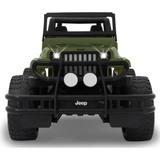 Jamara Deluxe Car Series - Jeep Wrangler Rubicon, RC olivgrün, Maßstab 1:14, 2,4 GHz