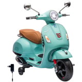 Jamara Ride-on Vespa GTS 125, Kinderfahrzeug mint, Lithium-Ionen-Akku
