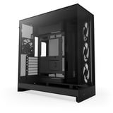 NZXT H9 Flow RGB , Tower-Gehäuse schwarz (matt), Tempered Glass x 2