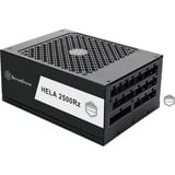 SilverStone HELA 2500R, PC-Netzteil schwarz, 4x 12-Pin High Power GPU, 7x PCIe, Kabel-Management, 2500 Watt