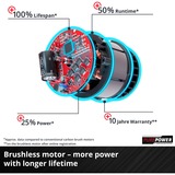 EINHELL Akku-Multifunktions-Werkzeug GE-LM 36/4in1 Li-Solo, 36Volt (2x18V), Rasentrimmer rot/schwarz, ohne Akku und Ladegerät, 4in1: Motorsense, Heckenschere, Hochentaster