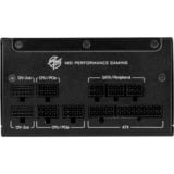 MSI MPG A1000GS PCIE5, PC-Netzteil schwarz, 2x 12-Pin High Power GPU, 1x PCIe, Kabelmanagement, 1000 Watt