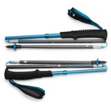 Black Diamond Trekkingstöcke Distance Carbon Z, Fitnessgerät anthrazit/blau, 1 Paar, 105 cm