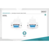 Digitus Null-Modem Anschlusskabel beige, 1,8 Meter