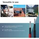 Digitus Solarkabel Installation Ø 6mm² PV 1.500Volt schwarz, 50 Meter Ring