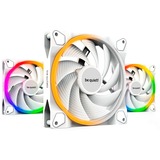 be quiet! Light Wings White 140mm PWM Triple Pack, Gehäuselüfter weiß, 3er Pack, inkl. ARGB-Hub, 140 mm