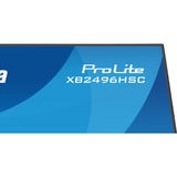 iiyama ProLite XB2496HSC-B1, LED-Monitor 60.5 cm (24 Zoll), schwarz (matt), FullHD, IPS, HDMI, DP, USB-C, USB-Hub, 144Hz Panel