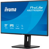 iiyama ProLite XB2792QSU-B1, LED-Monitor 68.6 cm (27 Zoll), schwarz (matt), QHD, IPS, HDMI, DP, USB-Hub, 120Hz Panel
