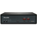 Shuttle XPC slim DN11H7, Barebone schwarz, ohne Betriebssystem