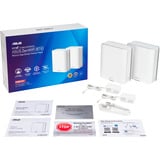 ASUS ZenWiFi BT10 BE18000 - 2er Pack, Router weiß