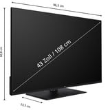 JVC LT-43VUQ3455, QLED-Fernseher 108 cm (43 Zoll), schwarz, UltraHD/4K, Triple Tuner, Smart TV, TiVo Betriebssystem
