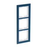 Busch-Jaeger Abdeckrahmen 3-fach, Abdeckung blau, Retail