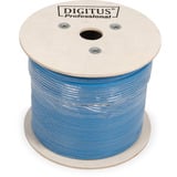Digitus Professional Cat.6a U/FTP Verlegekabel simplex, Eca blau, 500 Meter Trommel