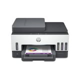 HP Smart Tank 7605, Multifunktionsdrucker grau/weiß, USB, LAN, WLAN, Bluetooth, Duplex (Druck)