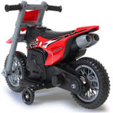Jamara Ride-on Motorrad Power Bike, Kinderfahrzeug rot, 6V