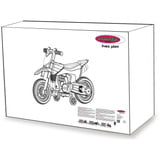 Jamara Ride-on Motorrad Power Bike, Kinderfahrzeug rot, 6V