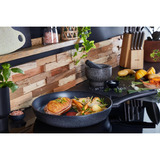 Tefal  Pfannen-Set Black Stone, 2-teilig schwarz, Ø 28cm, Ø 24cm