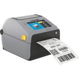 Zebra ZD621d mit Display, Etikettendrucker grau/anthrazit, 203 dpi, USB, RS232, Bluetooth (BLE), RTC, LAN, Farb-Touchscreen