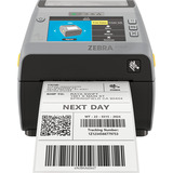 Zebra ZD621d mit Display, Etikettendrucker grau/anthrazit, 203 dpi, USB, RS232, Bluetooth (BLE), RTC, LAN, Farb-Touchscreen