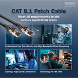 Digitus Patchkabel Cat 8.1 S-FTP 2 Meter schwarz